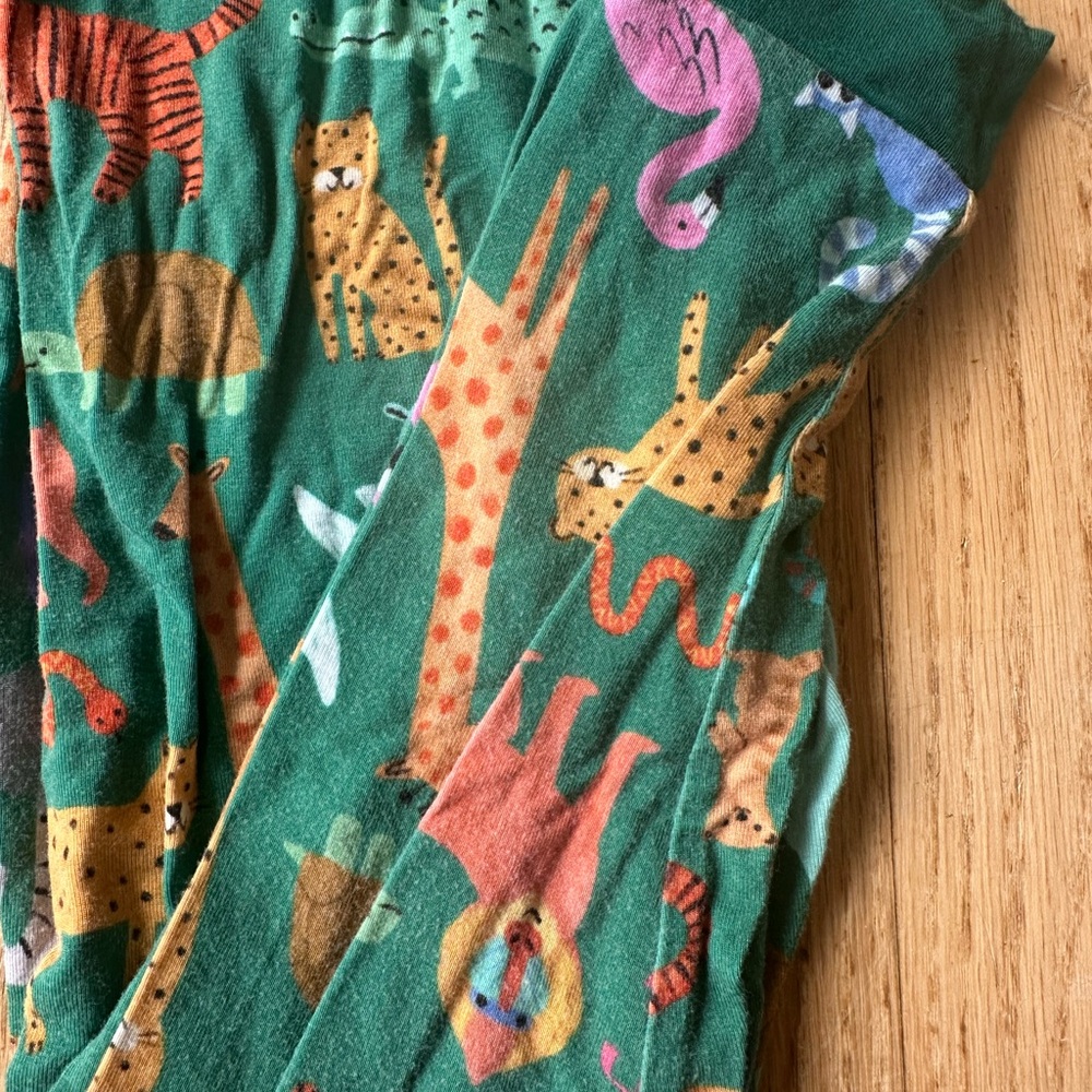 Little Sleepies Safari Animal Pajamas 4T Long Sleeve/Pants - Picture 2 of 4